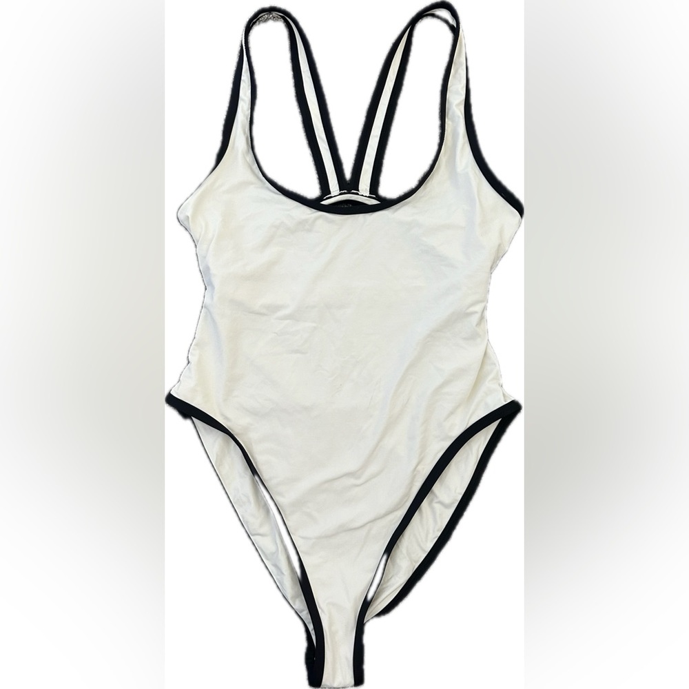 L*Space Ebony White and Black One Piece - Picture 3 of 6